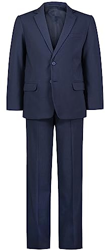 Nautica Boys' 2-Piece Formal Suit, Blue Houndstooth, 14