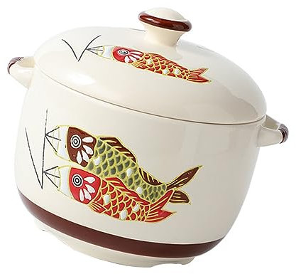1Stk Keramik kleiner Topf koreanische Ramen Suppentopf aus Keramik Eintopf Butter Schmelztiegel suppenschalen suppenterrine geschirrtuch Nachtisch Ramen-Topf Suppentasse Ofen Herd