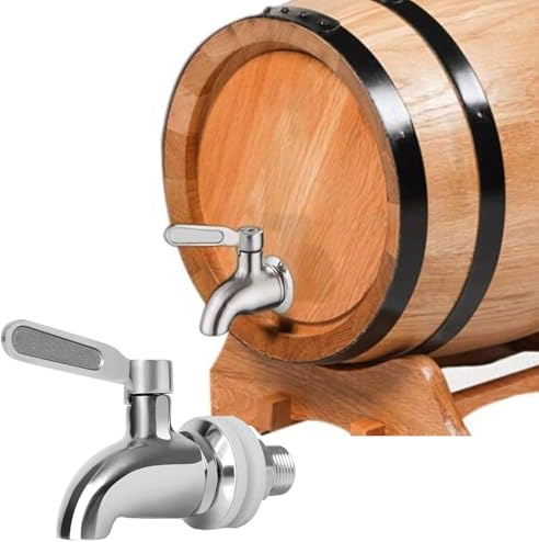 1 Pièce Robinet Distributeur de Boisson, Distributeur de Boissons en Acier Inoxydable Robinet, Robinet de Rechange pour Distributeur de Boisson, pour Eau, Vin, Bière