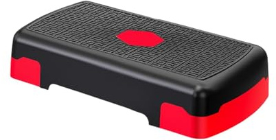 Aerobic-Stepper, Höhenverstellbar, Verstellbarer Workout-Aerobic-Stepper,Verstellbarer Trainingsstepper Für Step Up - Trittbrett Mit 3 -Erhöhungen Für Heimgymnastik, Cardio-Krafttraining Und Training