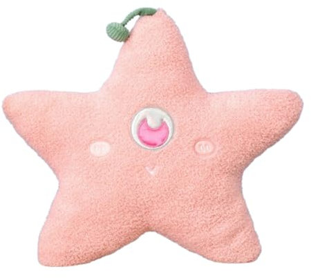 Kuschel Kissen Wolken,Stern Wolkenkissen, Cartoon-Wolkenform, Flauschige Weiche Kuschelkissen Deko Kissen Wolke Form,Taillenstützkissen, Stuhlkissen, Rückenkissen für Schlafzimmer, Büro, Auto (Stern)
