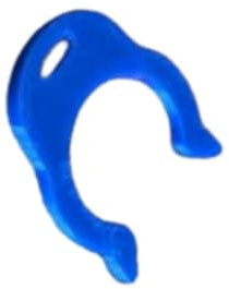 10 Pack Of 12mm Collet Clips For John Guest Water Fittings (Blue)