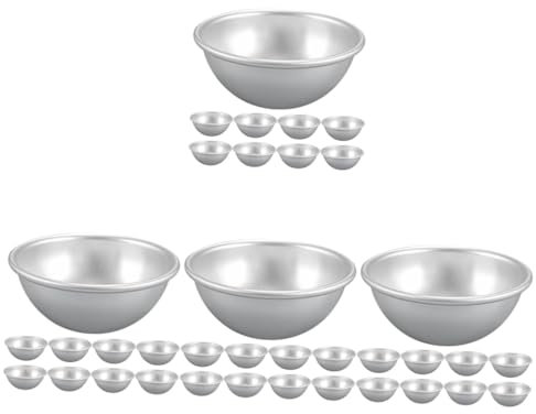 Cabilock 36stücke Teiliges Tarteform Halbrunde Backform Für Eierkuchen Pudding Und Desserts Für Feiern Und Besondere Anlässe