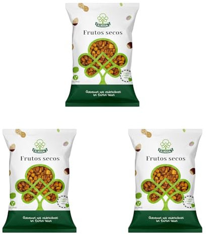 EL NOGAL Frutos Secos Maiz Frito Bolsa, 1000 (Paquete de 3)