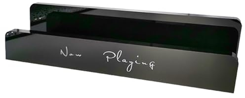 Schallplattenhalter für Tischplatten – 2D-Schallplattenständer aus Acryl, Aufbewahrungsständer für Tischalben | „Now Playing“-Schallplattenständer, Schallplattendisplayständer aus Acryl für LP-Bücher,