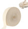 ARCPNRT Baumwollband Schrägband, 2,5cm x 50m / 1in x 164 Foot Beige Nahtband Gurtband Baumwollband, Einfassband Baumwolle Nahtband, Fischgrätenstich Baumwollband Gurtband, DIY Handwerk