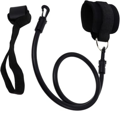 Gatuida Accessoires Fitness Elastiques De Resistance pour Jambes Sangles Tension Porte-Porte Pilates Gym à Domicile avec Boucle