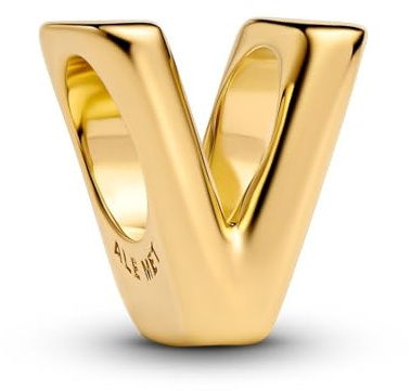 PANDORA Buchstabe V Alphabet-Mini-Charm 763968C00 Charm Anhänger