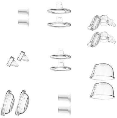Generic Parti di Ricambio per Tiralatte in Silicone Morbido per Uso Alimentare, Comode da Pulire Valvola a Becco D'anatra per Tiralatte Indossabile THE INS per Set di Accessori per (Coppetta per il