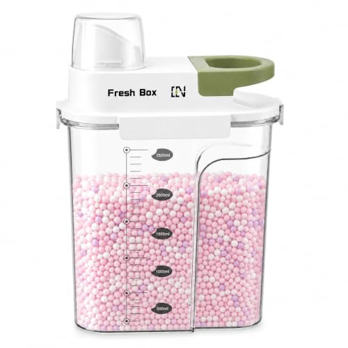 Otopone Cereal Storage Containers, 2.5L Food Storage Containers with Lids | Airtight Fresh Box for Kitchen Pantry Organization, Ideal for Flour, Cereal, Sugar, Rice and Dry Food