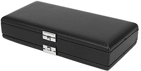 Reed Case, Fagott Reed Case, Ergonomisches Design Schwarz Verdickter weicher Flanellschlitz Kleine Größe für Bands Profis Instrumentenliebhaber Anfänger