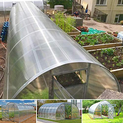 Gewächshaus von gazebiprofessionali.com, Polycarbonat, Tunnel, 3 x 10 m, verstärkt, für Garten, Pflanzen, Gewächshaus, 10 x 3 m, Pavillon, Prime
