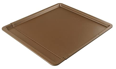 Zenker Brot- und Plätzchenblech – Ausziehbares Backblech als Zubehör zum Backen im Backofen – Passt in alle gängigen Backöfen – Variabel einstellbar zwischen ca. 37-52 x 33 x 10 cm