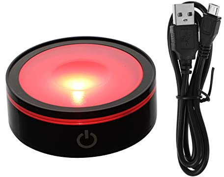 Gadpiparty Lampenfassung Kristall leuchtsockel led acrylständer LED-Kristallständer Schaltknauf Wohnkultur LED-Lampenfassung Hausschmuck - Base Halterung schmücken 3d Plastik