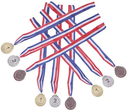 Milisten 9stücke Teiliges Medaillen Mit Lanyard Für Schulwettbewerbe Sportauszeichnungen Für Preisverleihungen Und Ehrungen