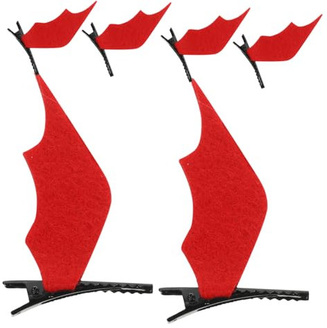 LIFKOME 3paires Pince à Cheveux De Halloween Forme De Chauve- Accessoires De Coiffure Pour Cosplay Et De Clips Et Réutilisables