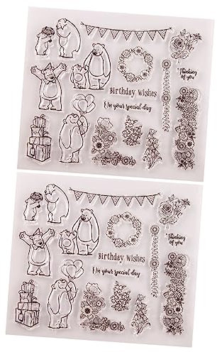 ULDIGI Scrapbook Journaling Buch Kit Siegelstempel Silikonstempel Wiederverwendbarer Klebstoff Für Fotoalbum Handwerk