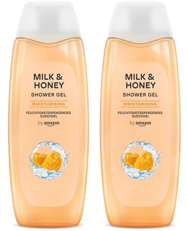 by Amazon Milk & Honey Shower Gel, 2 x 500ml