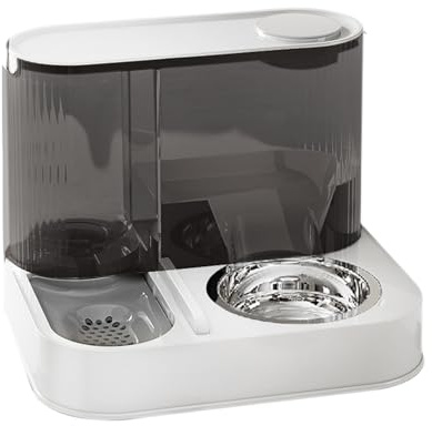 Comedero y Dispensador 2 en 1 Automático para Gatos y Perros | Alimentador de Agua y Comida Seca para Gatos, Gatitos, Perros y Cachorros