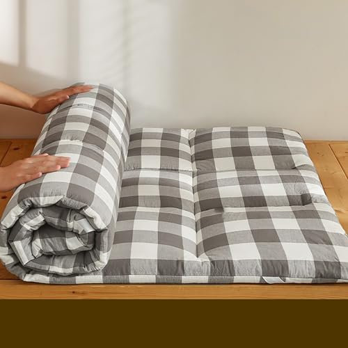 Japanische Futon-Matratze, faltbar, für Gästebett, Sofa, Matratze, tragbare Schlafmatte, Kaffee, 100 x 200 x 5 cm