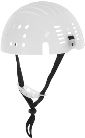 Tofficu Safety Bump Cap Insert Pe Inner Shell Adjustable Fit Breathable Comfort White Chin Belt for Work Environments