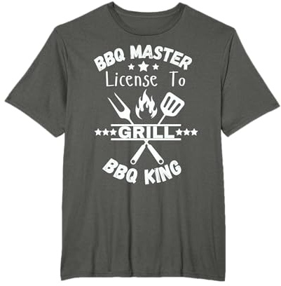 BBQ Master License To Grill BBQ King T-Shirt