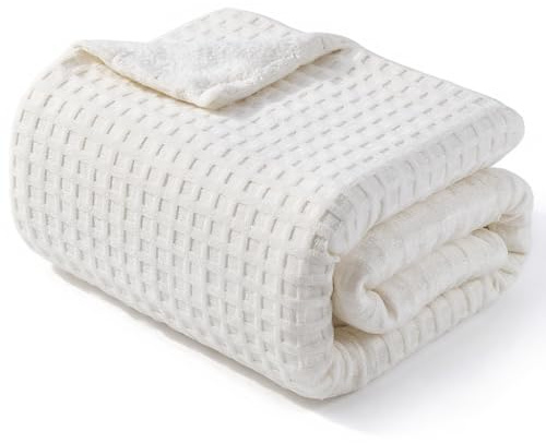 Heizdecke mit Abschaltautomatik, Elektrische Wärmedecke mit 6 Heizstufen & 10 Stunden Timer, Waschbare Heizdecke Wärmedecke, Leichte Beheizbare Decke Electrische für Sofa Bett, 180 x 130cm Beige