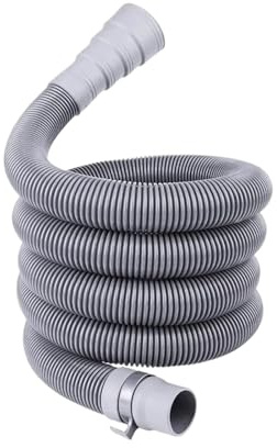Washer Drain Hose Extension Tube，Compatible for LG，Semi Automatic Home Washing Machine Drainage Pipe Water Outlet Soft(1m Grey Thick New Ma)