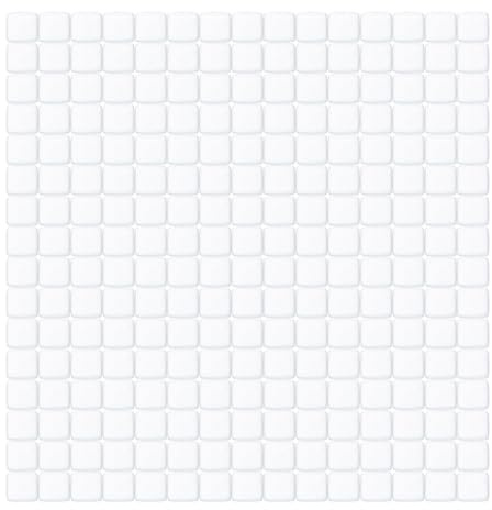 FONDOTIN 450 Pièces de Mosaïque en Verre Transparent 1 X 1 Cm, Mini Carreaux Carrés pour Décoration Intérieure, Loisirs Créatifs et Projets Artistiques, Carreaux et Faciles