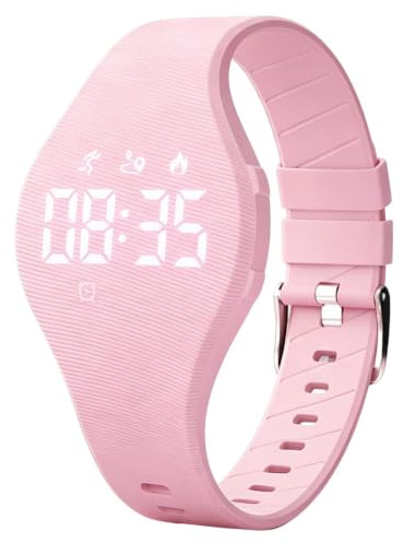 Reloj Deportivo de Seguimiento Infantil Banda Contador Pasos, Monitor | Reloj Inteligente de Muñeca para Adolescentes Jóvenes Chicas Chicos Estudiantes Natación Ciclismo Baloncesto