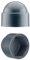 EMFA Cache-écrous M12 pour clé de 19 Anthracite 50 pcs. Bouche-Trou