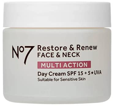 No7 Restore & Renew FACE & NECK MULTI ACTION Day Cream 50ml