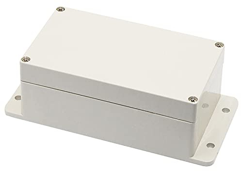 BE-TOOL IP65 Junction Box - Waterproof Enclosure Instrument Case - ABS Electrical Project Box DIY for Electronic Projects, Power Supply Units (1Pcs, Grey)