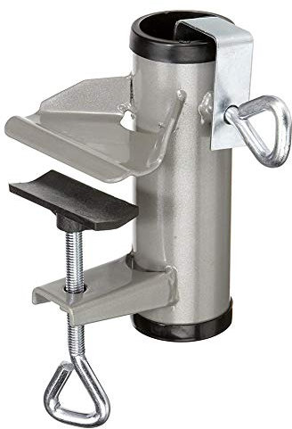 NSXIN Sonnenschirmhalter Halterung Balkongeländer sonnenschirmhalterung, Stahl Sonnenschirm Balkon Halterung Anti-Rost Balkonschirmhalter für bis zu Ø 38mm