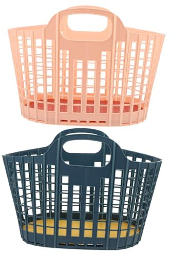Cabilock Panier À Légumes Design Avec Poignée 2 Pièces Rangement De Fruits Pour Garde-manger Léger Et Polyvalent Adapté À Et À L'extérieur