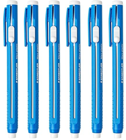 STAEDTLER 528 50 Mars Kunststoff-Radierer Graphit, 6 Stück