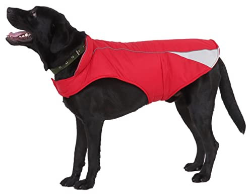 FRCOLOR Haustierkostüm Hundejacke Outdoor Passende Kleidung Für Hunde Rot Größe 2XL Einfach Anzuziehen