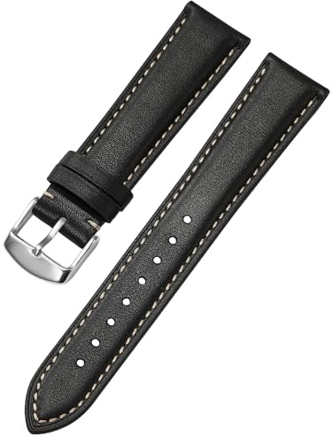 Afany Uhrenarmband 24mm für Männer Frauen, Leder Schnellverschluss Uhrenarmband