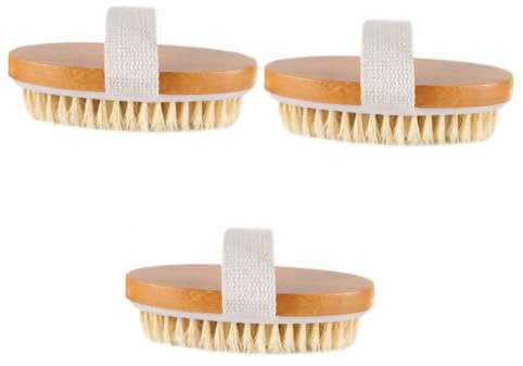 minkissy 3stücke Körperbürste Mit Weichen Borsten Effektive Massagebürste Für Dusche Und Bad Verbessert Die Hautreinigung Und Durchblutung Für Sanftes Peeling Und Entspannung