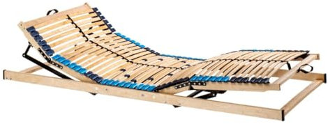 Luxusbetten24 Superflex Lattenrost Laura mit Motor 90x200 Kabel - Fernbedienung