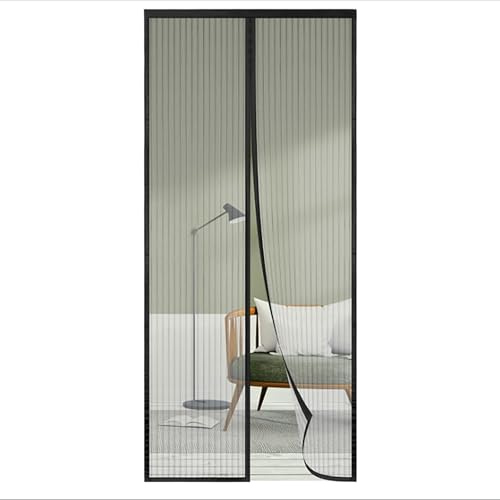 Magnetic Screen Door, Heavy Duty Insect Screen Door, Mosquito net with Strong Magnets, Magnetic Automatic Closing, Easy to Install, no Drilling Required, Suitable for All Kinds of Doors and Windows