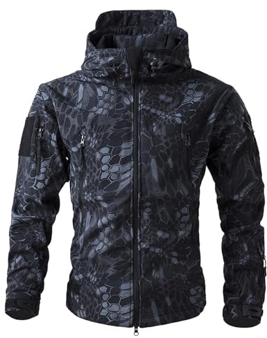 Generisch Camouflage Jacke Herren Militär Taktische Military Tarnjacke Feldjacke Herren Reißverschluss Armee Leichte Angeljacke Flecktarn Jacke Parker Army Winterjacke