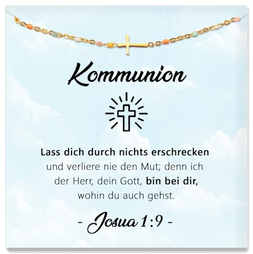 SOFIA FERRER Geschenk Kommunion Mädchen, Armband Konfirmation, Coole Geschenke Zur Kommunion, Konfirmation Geschenk Mädchen, Rosenkranz