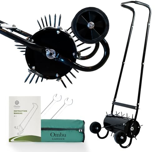 Rollbelüfter Rollender Rasenbelüfter für Gras Rasenbelüfter Walze Manueller Push Belüfter Rasenwerkzeug Belüfter Rasenwerkzeug Rollbelüfter Rasenwerkzeug Walze Belüfter Roller Belüfter Rasenbelüfter