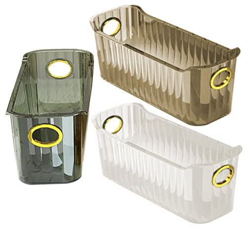 Cabilock 3pièces Lot de Boîtes de Rangement pour Maquillage Organisateur de Cosmétiques Contenant pour Produits de Soin Peau
