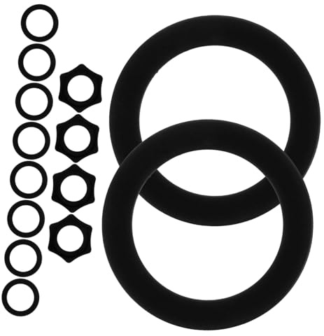 Toyvian 5 Satz Mikrofon Antirollringe aus Langlebigem Silikon und Eisen Rutschfeste Mikrofonringe für Kabellose Bühnenmikrofone und Konferenzraum Anwendungen