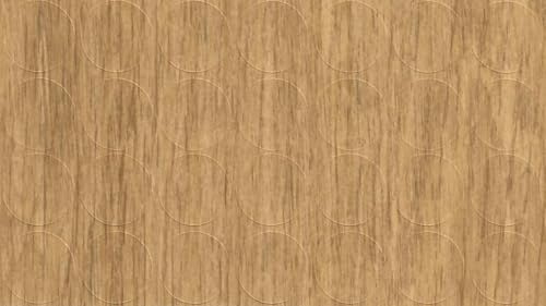 Nebraska Oak Natural 20mm Self-Adhesive Furniture Screw Hole Cover Caps 28 Pcs, Acrylic, Durable, Thin, Perfect for Shelves, Camlock, Confirmates, Egger Compatible
