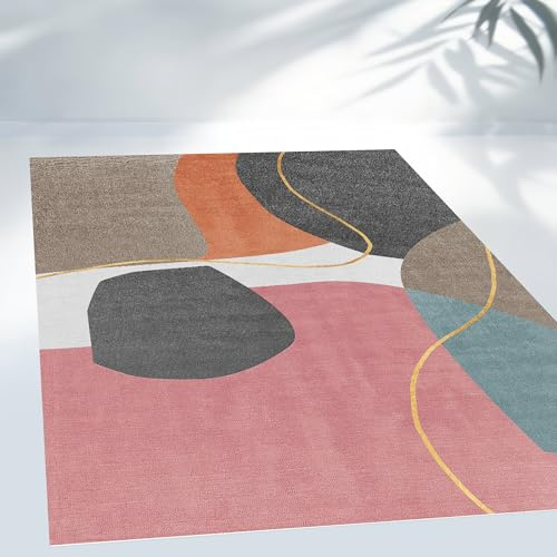 VINILIKO Design | Alfombra Vinílica Moderna - Ordino 100x150 cm - Interior y Exterior, Antideslizante, Impermeable, Lavable - Diseño Abstracto - Varios Tamaños - Alfombra Vinilo Salón, Terraza