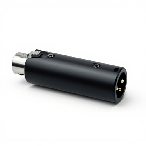 Professionale 35dB In Line Microfono Preamp Booster per Microfoni Dinamici, Ultra Basso Rumore 48V Amplificatore di Guadagno di Potenza per lo Streaming e la