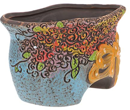Toyvian Maceta De para Suculentas Maceta De Jardinería Pequeña Pintada Mano para y Decoración De Interiores